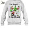 Snoopy Christmas Begins With Christ Sweatshirt M132