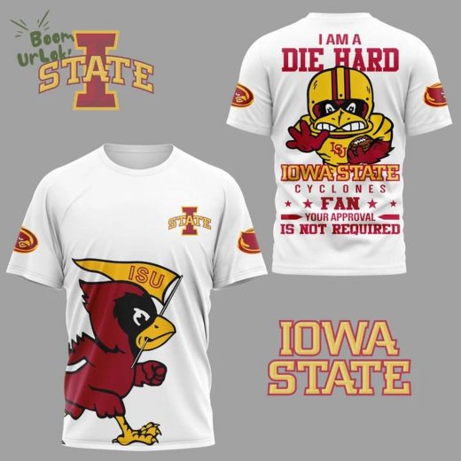 I Am A Die Hard Cyclones Fan Iowa State Football 2024 Premium Hot Design T-Shirt – NCAA Fan Shirt