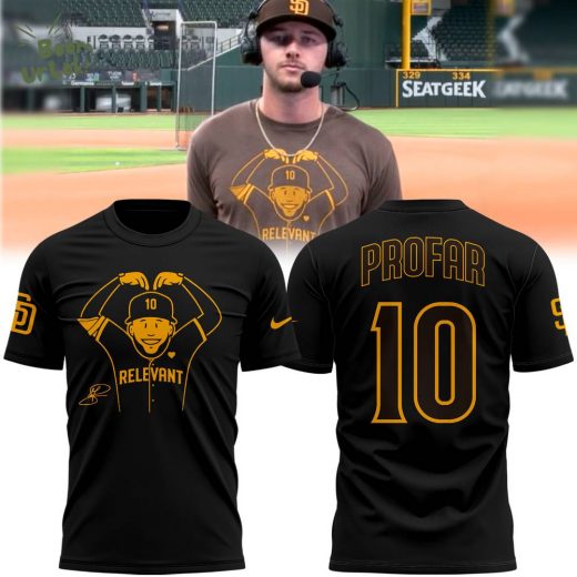 Jurickson Profar Relevant Black Limited Edition 2024 T-Shirt – MLB Fan Shirt