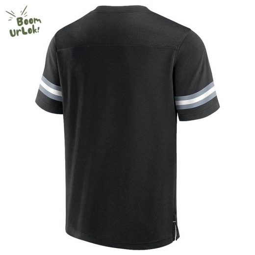 Las Vegas Raiders NFL Hashmark V-Neck Jersey – Short Sleeve Football Apparel