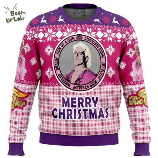 Legendary Ric Flair WWE Ugly Christmas Sweater