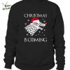 Snoopy God Says That I Am Xmas Sweatshirt M39