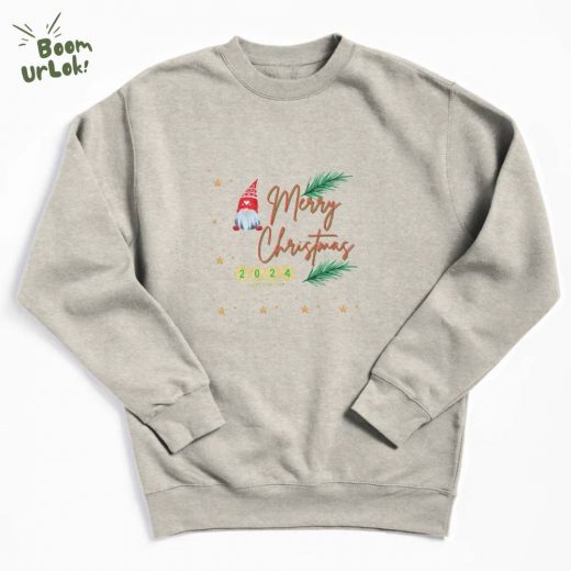 Merry Christmas Happy New Year 2024 Sweatshirt Pullover