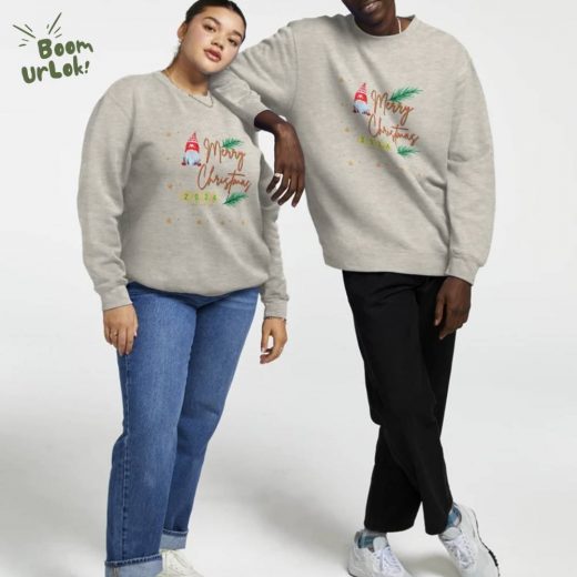 Merry Christmas Happy New Year 2024 Sweatshirt Pullover