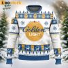 Merry Cluckmas Chicken Ugly Christmas Sweater Blue