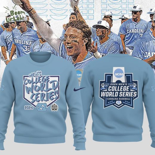 North Carolina Tar Heels 2024 NCAA Baseball College World Series Sweatshirt