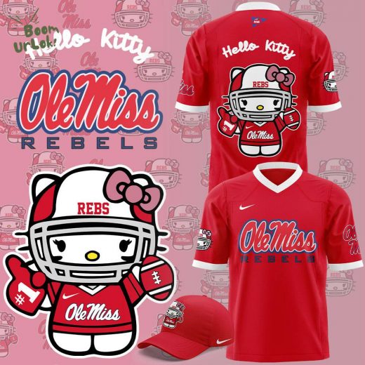 Ole Miss x Hello Kitty 2024 Limited Edition Football Jersey – Custom Team Gear