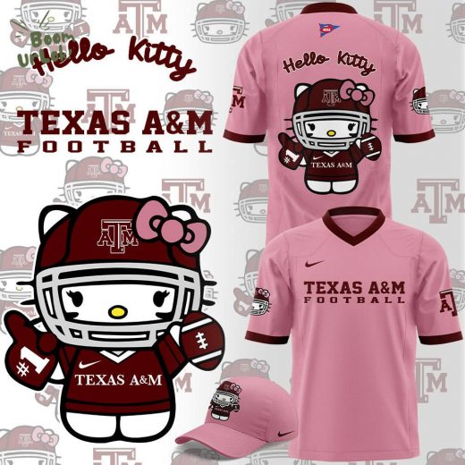 Texas A&M x Hello Kitty 2024 Limited Edition Football Jersey – Custom Design