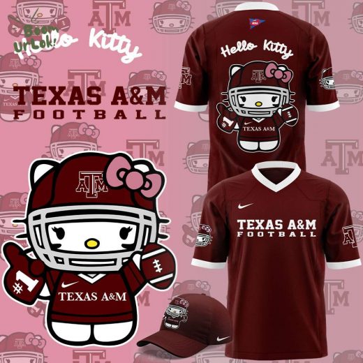 Texas A&M x Hello Kitty Limited Edition Football Jersey – Exclusive Fan Apparel