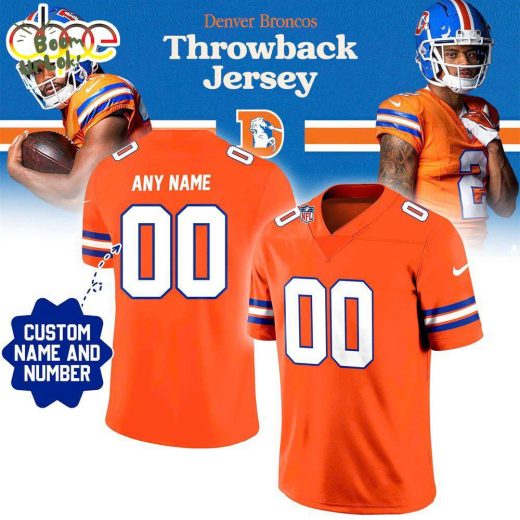 Throwback 1977 Denver Broncos Mile High Collection Jersey – Special Limited Edition