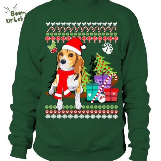 Unisex Christmas Beagle Sweatshirt