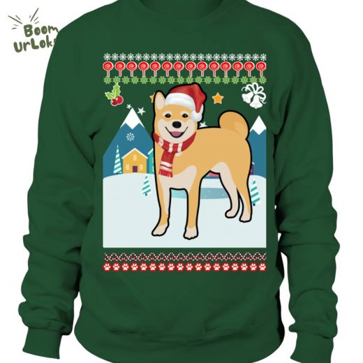 Unisex Xmas Shiba Inu Sweatshirt