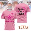 Warrior Together We Fight Cancer Black T-Shirt New Design 2024 – Support Cancer Awareness Shirt