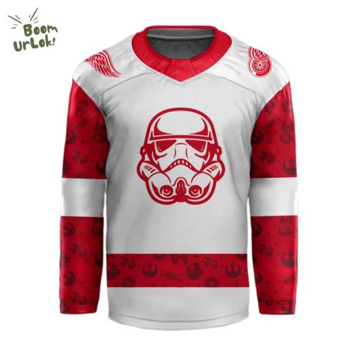 2024 Detroit Red Wings Star Wars Night Special Edition Hockey Jersey