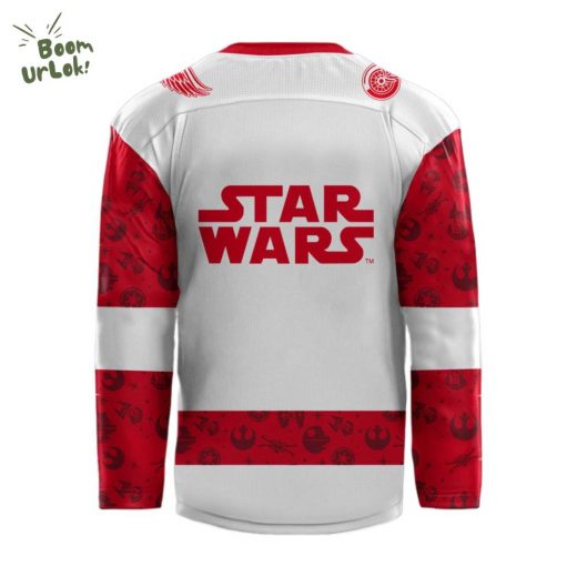 2024 Detroit Red Wings Star Wars Night Special Edition Hockey Jersey