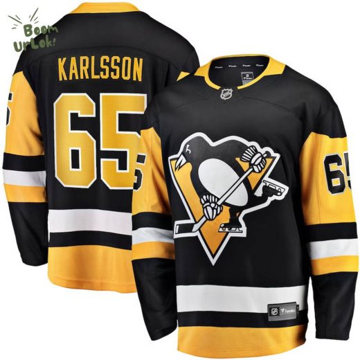 Erik Karlsson Pittsburgh Penguins Breakaway Home NHL Fanatics Jersey