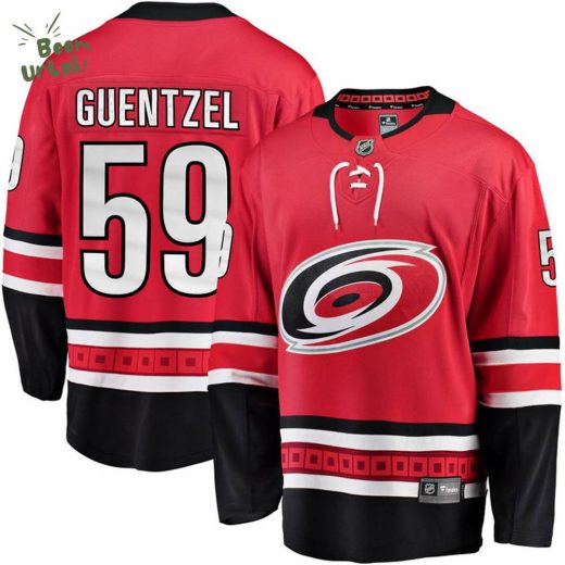 Jake Guentzel Carolina Hurricanes Breakaway Home NHL Fanatics Jersey