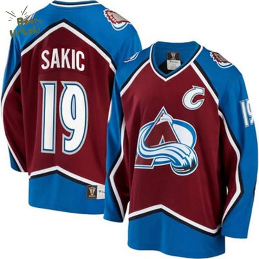 Joe Sakic Colorado Avalanche Vintage Breakaway NHL Jersey