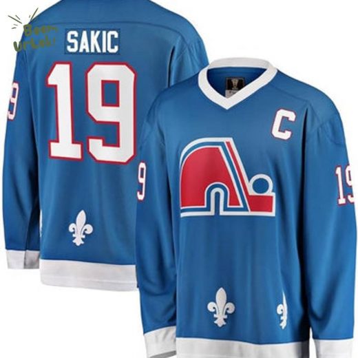 Joe Sakic Quebec Nordiques Vintage Breakaway NHL Jersey