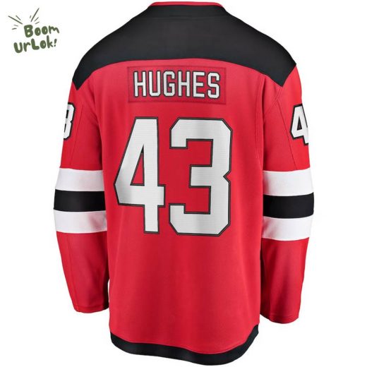 Luke Hughes New Jersey Devils Breakaway Home NHL Fanatics Jersey