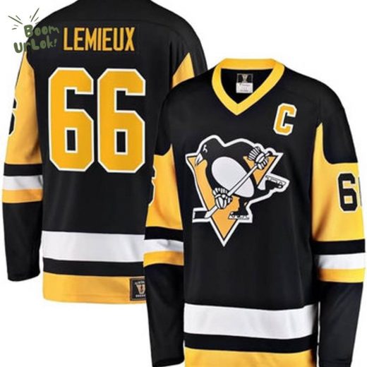 Mario Lemieux Pittsburgh Penguins Vintage Breakaway NHL Jersey