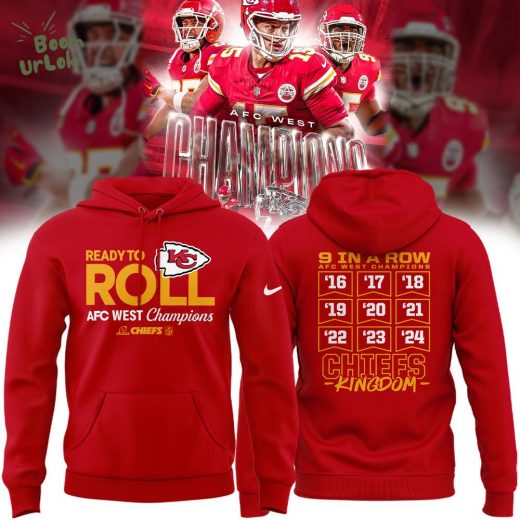 2024 AFC West Division Champions Kansas City Chiefs Hoodie – Special Edition