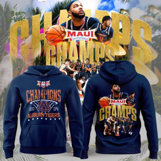 2024 Auburn Tigers Men’s Basketball Championship Hoodie – Limited Edition