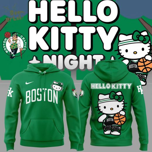 2024 Boston Celtics x Hello Kitty Limited Edition Hoodie