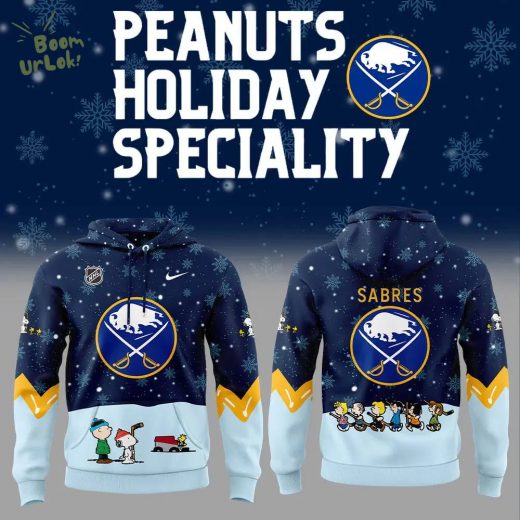 2024 Buffalo Sabres Peanuts & Snoopy Night Nike Hoodie