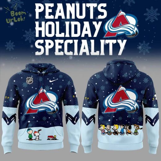 2024 Colorado Avalanche Peanuts & Snoopy Night Nike Hoodie