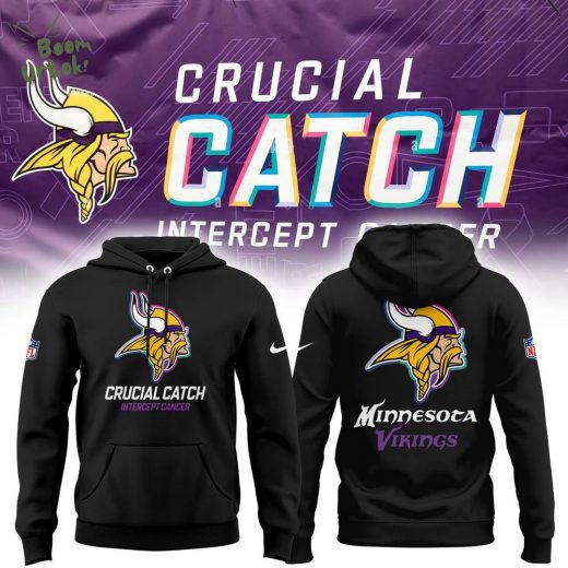 2024 NFL Crucial Catch Hoodie – Minnesota Vikings Special Design