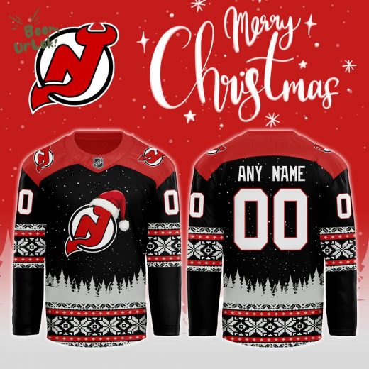 2024 New Jersey Devils Christmas Custom Jersey – Limited Edition