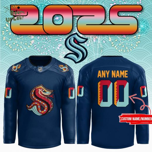 2024 Seattle Kraken NHL Pride Night Premium Limited Custom Jersey