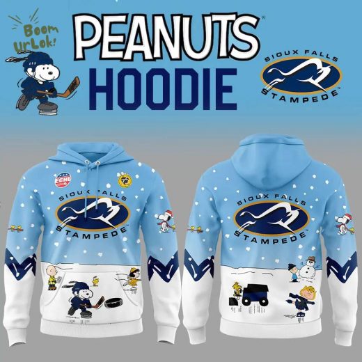 2024 Sioux Falls Stampede Peanuts & Snoopy Night Hoodie