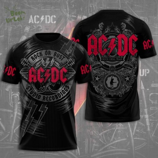 AC/DC 3D T-Shirt – Classic Rock Edition