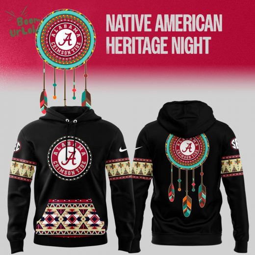 Alabama Crimson Tide Football Native American Heritage Hoodie – Collector’s Edition