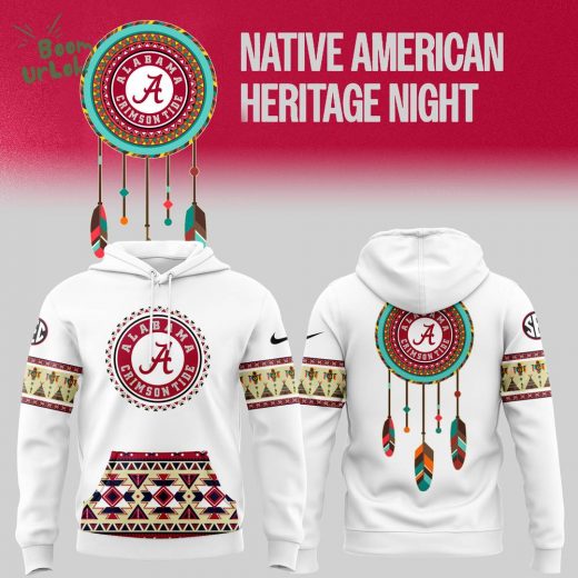 Alabama Crimson Tide Football Native American Heritage Hoodie – Special Release