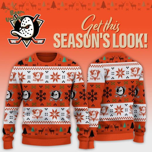 Anaheim Ducks 2024 Christmas Premium Limited Edition Sweater – Holiday Special