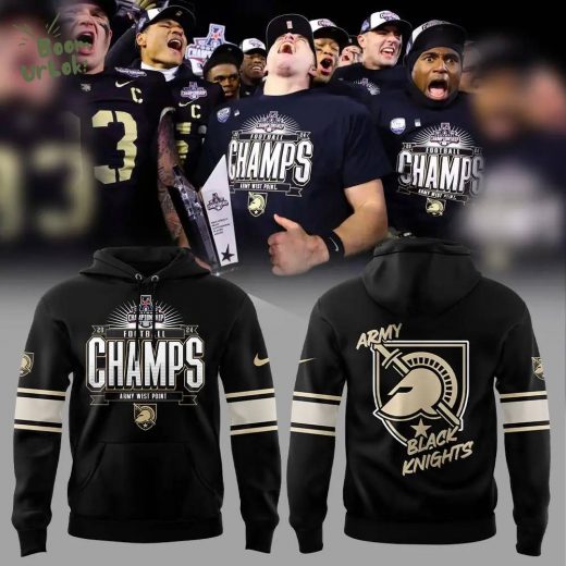 Army Black Knights 2024 AAC Football Champions Hoodie – Special Edition