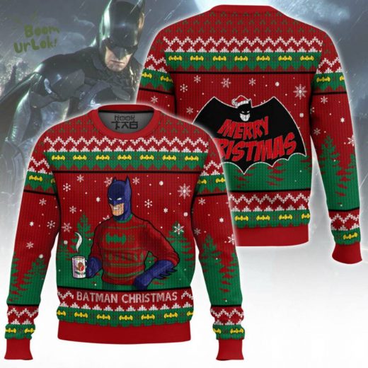 Batman Christmas Ugly Sweater – Holiday Apparel for Superhero Fans