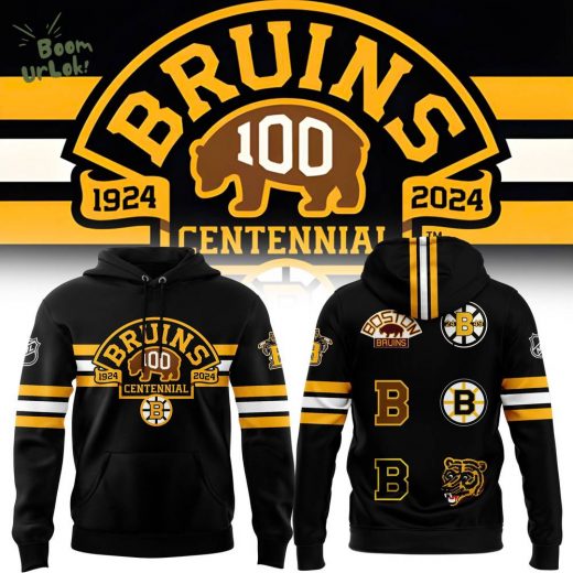 Boston Bruins 100th Birthday Throwback Premium Hoodie – Limited Edition