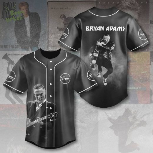 Bryan Adams Baseball Jersey | Music & Sports Limited Edition Jersey