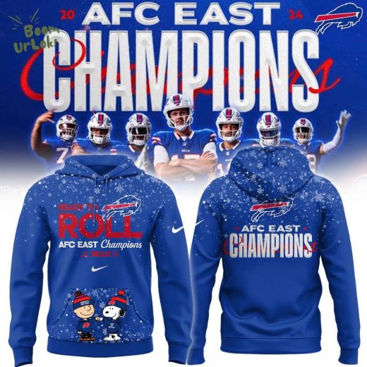 Buffalo Bills 2024 AFC East Champions Snoopy Hoodie