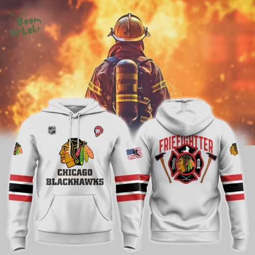 C’Blackhawks Firefighter Hoodie 2024 Custom Edition