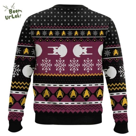 Captain Picard Star Trek Ugly Christmas Sweater – Iconic Edition