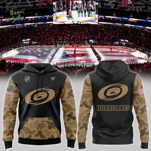 Carolina Hurricanes Veterans Day 2024 Special Edition Hoodie