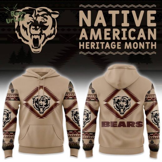 Chicago Bears Native American Heritage Hoodie 2024 Version