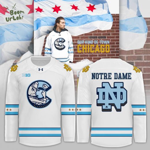 Chicago Cubs x Notre Dame Hockey Jersey – Custom Name Edition