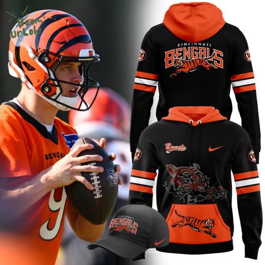 Cincinnati Bengals 2024 Happy National Cat Day Premium Hoodie