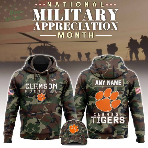 Clemson Football 2024 Military Appreciation Club Hoodie – College Sports Gear